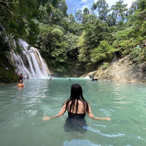 Cool off at Inflatable Island, Subic